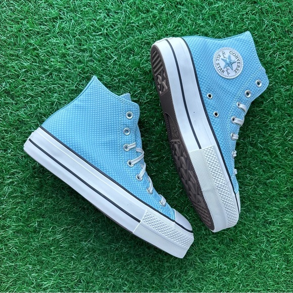 💝Converse Chuck Taylor All Star Ctas Lift Hi Infinity Pool - Picture 4 of 9